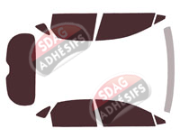 Kit film teinté Lexus NX (2) 5 portes (depuis 2022) Kit film teinté Lexus NX (2) 5 portes (depuis 2022)