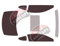 Kit film teinté Lexus RC Coupe 2 portes (2014 - 2024)