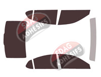 Kit film teinté Lexus IS (4) Berline 4 portes (depuis 2020)
