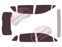 Kit film teinté Lincoln MKX 5 portes (2015 - 2018)