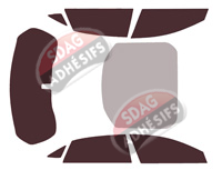 Kit film teinté Lucid Air (1) Berline 4 portes (depuis 2022)