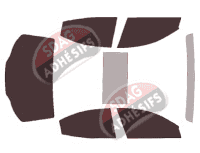 Kit film teinté Maserati Ghibli (3) Berline 4 portes (depuis 2013) Kit film teinté Maserati Ghibli (3) Berline 4 portes (depuis 2013)