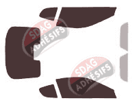 Kit film teinté Maserati GranTurismo (1) Coupe 3 portes (2007 - 2019) Kit film teinté Maserati GranTurismo (1) Coupe 3 portes (2007 - 2019)