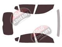 Kit film teinté Maserati Levante 5 portes (depuis 2016) Kit film teinté Maserati Levante 5 portes (depuis 2016)