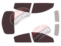 Kit film teinté Mazda 2 (3) 5 portes (2015 - 2021)