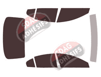 Kit film teinté Mazda 3 (4) Berline 4 portes (depuis 2019)