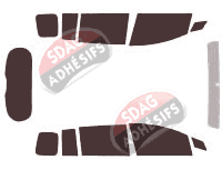 Kit film teinté Mazda Premacy (3) 5 portes (2010 - 2018)