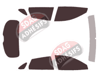 Kit film teinté Mazda CX-3 (1) 5 portes (2015 - 2021)