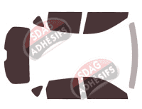 Kit film teinté Mazda CX-5 (2) 5 portes (2017 - 2025) Kit film teinté Mazda CX-5 (2) 5 portes (2017 - 2025)