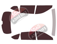Kit film teinté Mazda CX-8 (1) 5 portes (2018 - 2025)