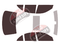 Kit film teinté Mercedes-Benz Classe E (3) Berline 4 portes (2002 - 2009)