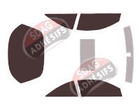 Kit film teinté Mercedes-Benz CL (2) Coupe 2 portes (1999 - 2006)