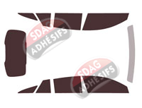 Kit film teinté Mercedes-Benz CLA (2) Shooting Break 5 portes (depuis 2019)