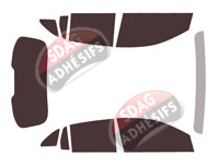 Kit film teinté Mercedes-Benz EQA (1) 5 portes (depuis 2021)
