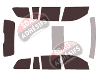 Kit film teinté Mercedes-Benz Classe GL (2) 5 portes (2013 - 2019)
