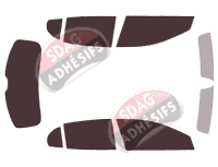 Kit film teinté Mercedes-Benz GLA (1) 5 portes (2014 - 2021)