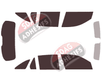 Kit film teinté Mercedes-Benz GLC (1) 5 portes (2015 - 2022)