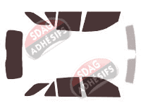 Kit film teinté Mercedes-Benz ML (3) 5 portes (2011 - 2015)