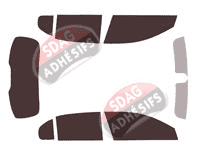 Kit film teinté Mercedes-Benz Classe A (4) 5 portes (depuis 2018)