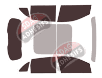 Kit film teinté Mercedes-Benz Classe B (3) 5 portes (depuis 2019)