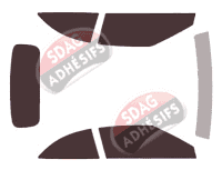 Kit film teinté Mercedes-Benz Classe E (5) Cabriolet 2 portes (2017 - 2023)