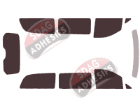 Kit film teinté Mercedes-Benz Vito / EQV (3) Long 5 portes (depuis 2014)