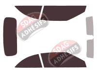 Kit film teinté Mercedes-Benz Classe C (4) Cabriolet 2 portes (2014 - 2021)