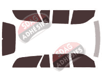 Kit film teinté Mercedes-Benz Classe E (2) Break 5 portes (1996 - 2003)
