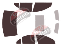 Kit film teinté Mercedes-Benz Classe S (4) Courte Berline 4 portes (2005 - 2013)
