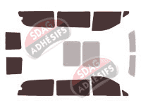 Kit film teinté Mercedes-Benz Viano (1) Long 5 portes (2003 - 2015)