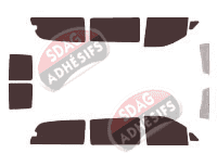 Kit film teinté Mercedes-Benz Vito / EQV (2) Long 5 portes (2003 - 2014)