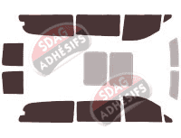 Kit film teinté Mercedes-Benz Viano (1) Extra Long 6 portes (2003 - 2015)