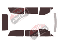 Kit film teinté Mercedes-Benz Viano (1) Extra Long 5 portes (2003 - 2015)