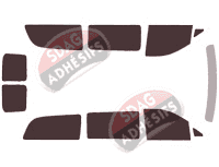 Kit film teinté Mercedes-Benz Classe V / EQV (2) Long 6 portes (depuis 2014)