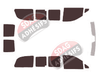 Kit film teinté Mercedes-Benz Vito / EQV (2) Compact 5 portes (2003 - 2014) Kit film teinté Mercedes-Benz Vito / EQV (2) Compact 5 portes (2003 - 2014)
