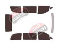 Kit film teinté Mercedes-Benz Vito / EQV (2) Compact 5 portes (2003 - 2014)