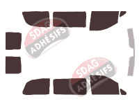 Kit film teinté Mercedes-Benz Vito / EQV (2) Compact 5 portes (2003 - 2014)