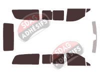 Kit film teinté Mercedes-Benz Viano (1) Extra Long 4 portes (2003 - 2015)