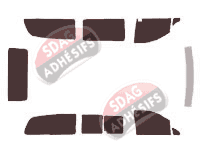 Kit film teinté Mercedes-Benz Viano (1) Extra Long 4 portes (2003 - 2015)
