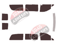 Kit film teinté Mercedes-Benz Vito / EQV (2) Long 5 portes (2003 - 2014)