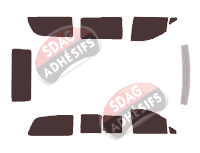 Kit film teinté Mercedes-Benz Viano (1) Long 4 portes (2003 - 2015)