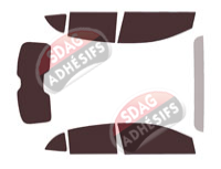 Kit film teinté MG 3 (3) 5 portes (depuis 2024) Kit film teinté MG 3 (3) 5 portes (depuis 2024)