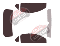 Kit film teinté MicroCar F8C Coupé 2 portes (2013 - 2023)