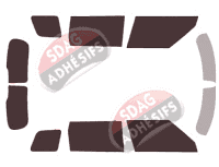 Kit film teinté Mini Clubman (2) 2 Portes Arriéres 6 portes (2015 - 2023)