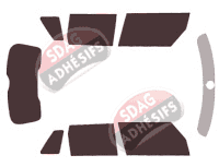 Kit film teinté Mini One et Cooper (3) 5 portes (2014 - 2023) Kit film teinté Mini One et Cooper (3) 5 portes (2014 - 2023)