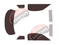 Kit film teinté Mini Coupé Coupe 3 portes (2011 - 2015)