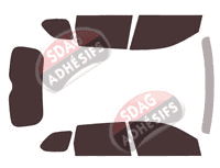 Kit film teinté Mitsubishi Outlander (3) 5 portes (2018 - 2021)