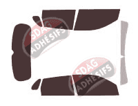 Kit film teinté Mitsubishi Outlander (3) Sport 5 portes (2011 - 2021)