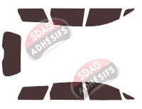 Kit film teinté Mitsubishi Grandis (1) Long 5 portes (2003 - 2011)