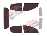 Kit film teinté Fiat Fullback (1) Double Cabine Pick-up 4 portes (2016 - 2020) Kit film teinté Fiat Fullback (1) Double Cabine Pick-up 4 portes (2016 - 2020)